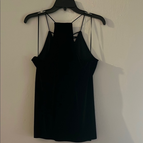 Elegant Black Velvet Women's Top - Picture 2 of 4